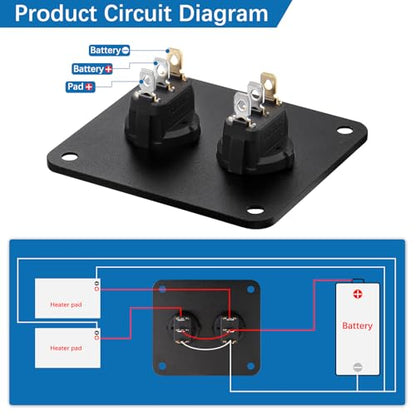 RV Tank Heater Pad,2pk 2"x18" 12/13.5V RV Holding Tank Heater w/Thermostat | RV Water Tank Heater Pad for Camper,Trailer,Motorhome,Marine,Up to 50Gallon Grey/Fresh/Black Water,Automatic Prevent Freezing - style: 12/13.5V-2PCS