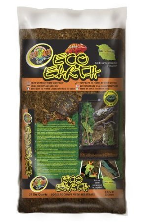 Zoo Med Eco Earth Loose Coconut Fiber Substrate 24 qts. - size: 24 quart