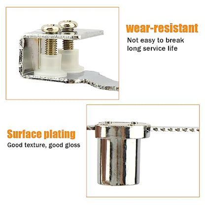 2 Pack Sliding Glass Door Ratchet Lock, Glass Display Case Lock | Rust-Proof,Keyed Alike Showcase Lock,Use on Various Glass Doors, Including Display Cabinets, Showcases, Sliding Glass Door