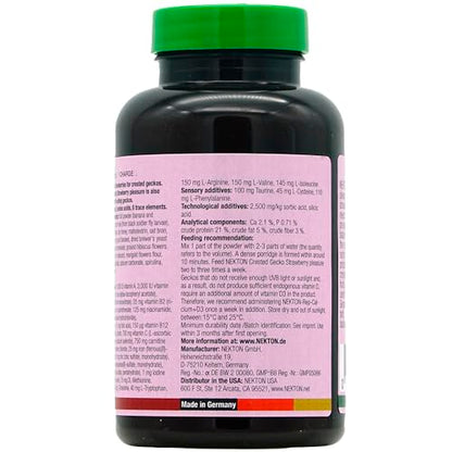 Nekton Crested Gecko Strawberry Pleasure Complete Diet 100g / 3.53oz - size: 3.53 Ounce (Pack of 1)