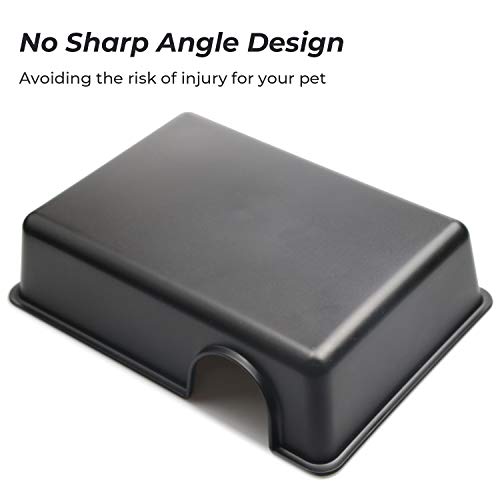 Reptile Hide Box - Secure & Safe Gecko & Snake Hide - Durable & Easy to Clean - Large (9.5" x 6.7" x 2.2")