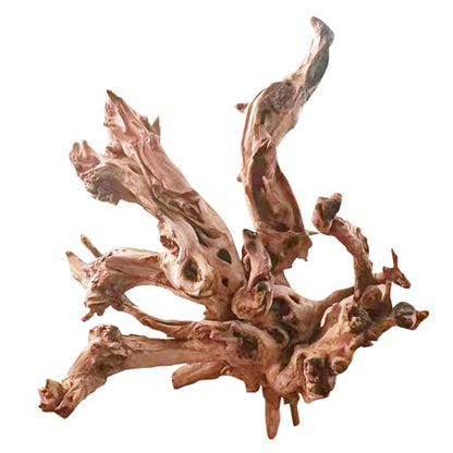 Jorewood Natural Large Aquarium Driftwood for Fish Tanks & Reptile Terrariums – 100% Safe Fish Tank Decorations, Unique Twisted Branches 1-Piece 13-17 Inch Low Tannin, Easy to Sink - size: Mopani Driftwood 13 to 17 Inch (Pack of 1)
