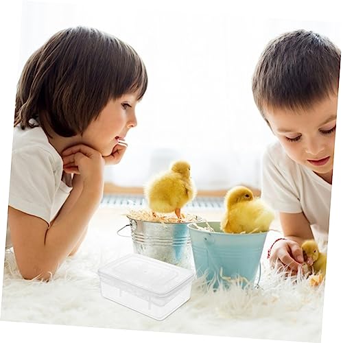 Sosoport Pet Supply Plastic Reptile Incubation Box Lattice Design Easy to Clean and Manage