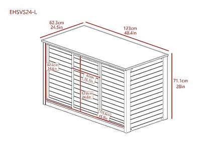 New Age Pet ECOFLEX Two Large Reptile Enclosures with Matching Stacker and Cabinet Stand Set in Maple - color: Maple, size: Large