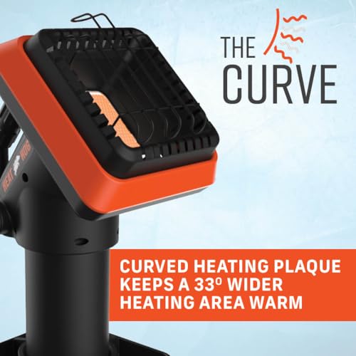 Heat Hog 4,000 BTU Portable Propane Radiant Space Heater, Indoor, Outdoor, Garage, Camping, Outdoor Sports, Boating, RVs, Angled Design, Gas Powered - size: 4,000 BTU