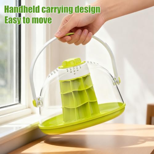 Snail Terrarium Kit Insect Enclosure Bug Terrarium Observation Container Praying Mantis Habitat Breeding Box Micro Habitat Starter Kit for Beetles Spider Small Reptile