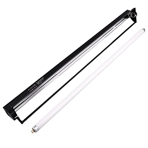 Aiicioo T5 UVB Lighting Combo Kit - Desert 10.0 Terrarium Hood Light Fixture & High Output T5 HO UVB Bulb for Reptiles Chameleon Gecko (22Inch 24W) - size: 22Inch 24W