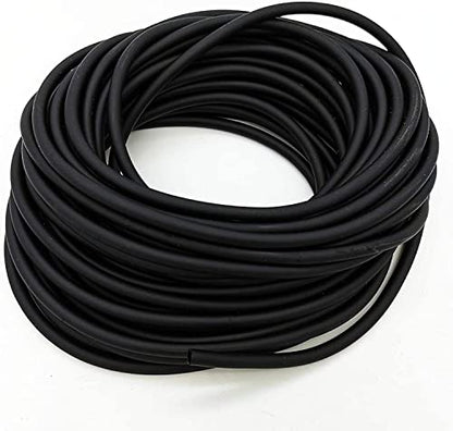Wave Point 100 Feet 3/16-Inch Food Grade Flexible Silicone Air Tubing for Aquariums, Terrariums, Hydroponics (Black - 100 ft) - color: Black - 100 ft