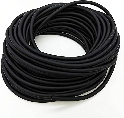 Wave Point 100 Feet 3/16-Inch Food Grade Flexible Silicone Air Tubing for Aquariums, Terrariums, Hydroponics (Black - 100 ft) - color: Black - 100 ft