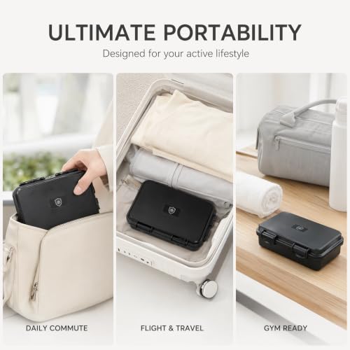 Peptide Case for Fridge & Travel - 3ml and 30ml Vial Storage for BAC Water for Peptides, 8 Slots Injection Travel Kit, Vials Organizer Room for Syringes and Skin Prep Wipes (Case Only)