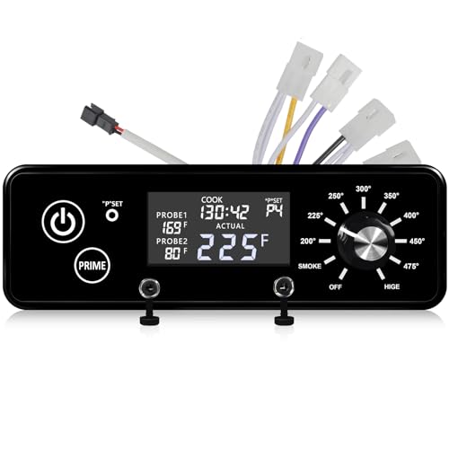 AC03P9 PB1100PS1 Control Board fit for Pit Boss 1100PS1, PB820, Pro 1100 | for 550 Navigator, PB440D2, PB1150G, PB850G and PB550G Wood Pellet Grill/Smoker, Control Panel with LCD Display