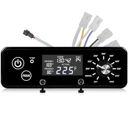 AC03P9 PB1100PS1 Control Board fit for Pit Boss 1100PS1, PB820, Pro 1100 | for 550 Navigator, PB440D2, PB1150G, PB850G and PB550G Wood Pellet Grill/Smoker, Control Panel with LCD Display