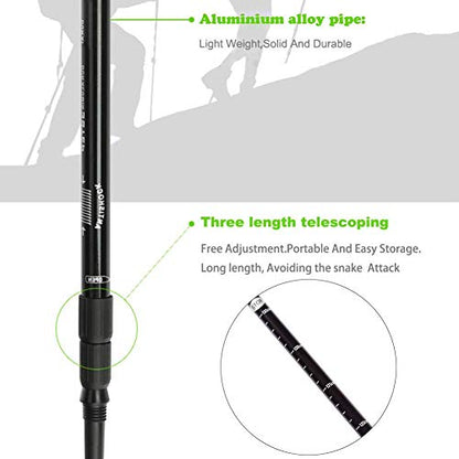 Snake Hook Reptile Grabber Rattle Snake Catcher,Professional Aluminum Alloy with Telescopic Rod and Lock, Comfortable Grip Handle for Catching,Controlling,Moving (53 inch Snake Hook)