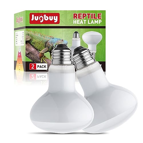 Reptile Heat Lamp Bulb, 100 Watt UVA Daylight Basking Spot Light for Bearded Dragon, Turtle, Lizard, Snake, Tortoise, Chameleon, Amphibians - 2 Pack - size: 2 Pack