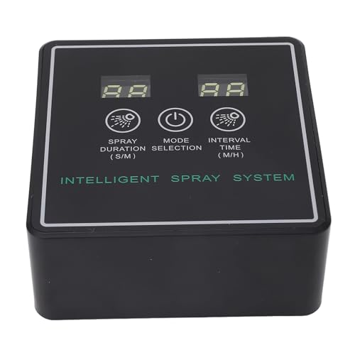 Reptile Fogger Smart Spray System, Automatic Timing Humidifier with 360 Degree Adjustable Misting Nozzles, High Density Mist for Terrarium Rainforest Habitat
