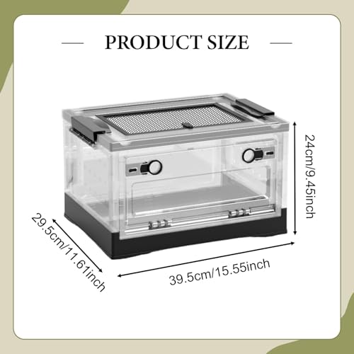 Reptile Breeding Box Climbing Pet Breeding Box with Ventilation Turtle Transport