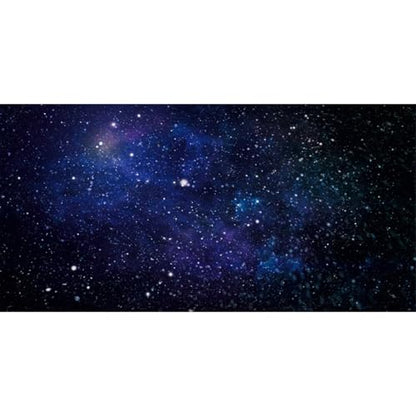 48x18 inches Galaxy Aquarium Backdrop Blue Starry Sky Fish Tank Background | AWERT Universe Space Nebula Stars Terrarium Background - size: 48x18in/120x45cm