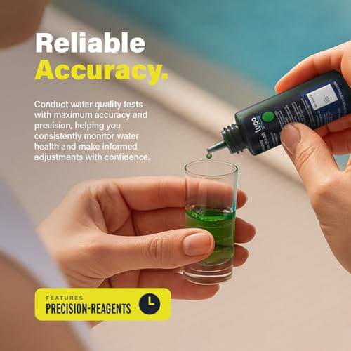 Lupo 6-in-1 Pool Test Kit Replacement Reagents | Pool Testing Kit Refill Reagents for Testing Total Chlorine, Total Bromine, pH, Base Demand, Acid Demand & Total Alkalinity | Refill Reagents ONLY - size: 6-in-1 Refill Reagents
