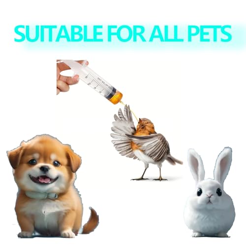 9-Piece Puppy Tube Feeding Kit – Includes 5 Feeding Tubes, 3 Syringes (10ml, 30ml, 60ml) & 1 Bulb Syringe – Ideal for Small Pets, Kittens, Lambs & Whelping Care