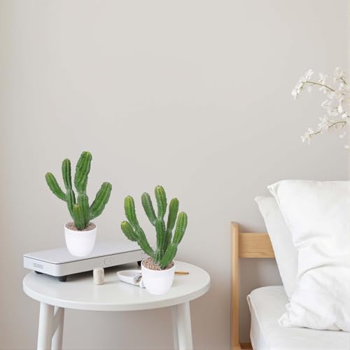 Artificial Cactus 16inch Faux Cacti Fake Succulent Plants for Indoor Outdoor Home Office Garden Decor - size: 16inches