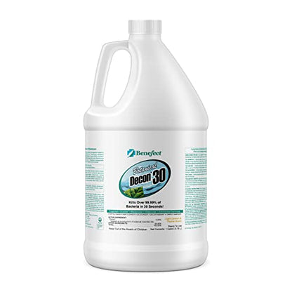 Benefect Botanical Decon 30 Disinfectant Cleaner - All Natural Formula for Effective Cleaning Power - Ideal for Restoration Jobs & Water Damage - 20476 - 1 Gallon - size: 128 Fl Oz (Pack of 1)
