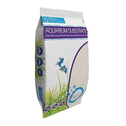 Aqua Natural Aquarium Substrate, African CICHILD Aragonite Sand, 10LB - size: 10lb