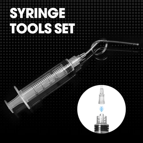 5ml Luer Lock Syringe with Cap and Soft Plastic Tube, 10 Pack | Suitable for Pet Liquids Feeding, Individually Wrapped - size: 5ml - 2.0mm Tube