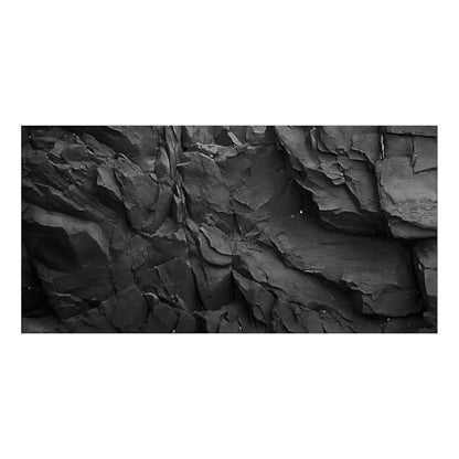 Stone Aquarium Background, Underwater Black Rock Fish Tank Background Rocky Terrarium Background, Polyester Background with 6 EVA Double-Sided Tapes 48x24 inches/120x60cm - color: Stone, size: 48"L x 24"W