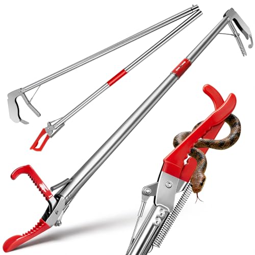 Loyala 60" Snake Grabber Tool Snake Tongs Snake Catcher Stainless Steel