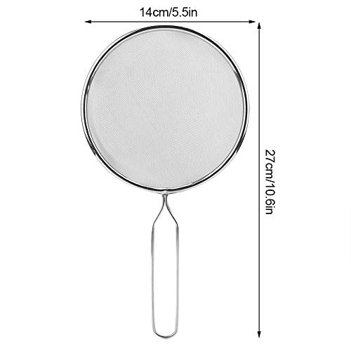 GLOGLOW Reptile Sand Shovel, Stainless Steel Scoop for Pet Waste Cleaning, Lightweight with High Density Mesh for Tortoise and Lizard Cleaning