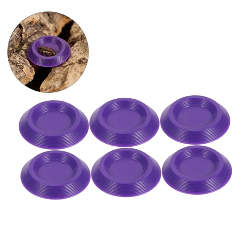Luxshiny 12pcs Plastic Feeder Bowls for Small Animals and Lizards, Escape Portable Feeding Dishes for Transporting and Travel, Feeding Bowls for Bearded Dragon Accessories
