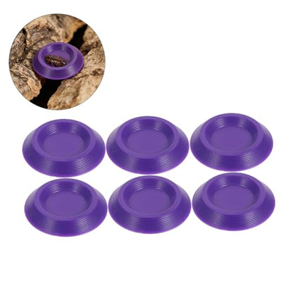 Luxshiny 12pcs Plastic Feeder Bowls for Small Animals and Lizards, Escape Portable Feeding Dishes for Transporting and Travel, Feeding Bowls for Bearded Dragon Accessories