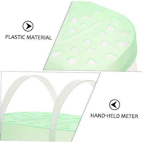 YARNOW 2pcs Portable Hamster Boxes and Turtle Containers with Thickened Lid Reptile Cages for Travel Comfortable Ventilation Design - color: Green