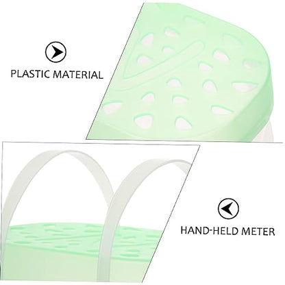 YARNOW 2pcs Portable Hamster Boxes and Turtle Containers with Thickened Lid Reptile Cages for Travel Comfortable Ventilation Design - color: Green