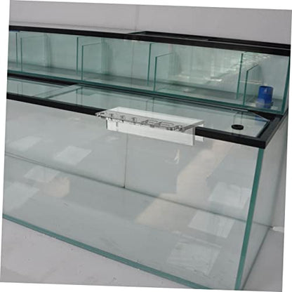 BESPORTBLE Aquarium Tool Holder Stand Slots Organizer Acrylic Easy Install Fish Tank Cleaning Tool Rack