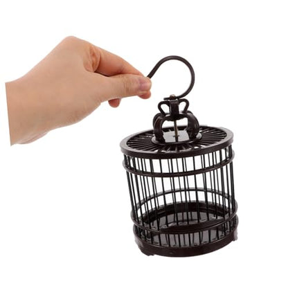 Sosoport Portable Decorative Habitat Cage for Small Animals Reptile Carrier Travel-Friendly Design Versatile Container for Crickets Hamsters and Hummingbirds