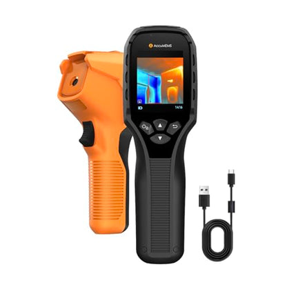 GT16S Thermal Camera,AI Scene Detection,Thermometer Mode | -4°F-1202°F, Temp Alarm, 240×240 UIRA-IR Resolution, Infrared Camera, 11h Runtime, Thermal imager for HVAC Home Inspection