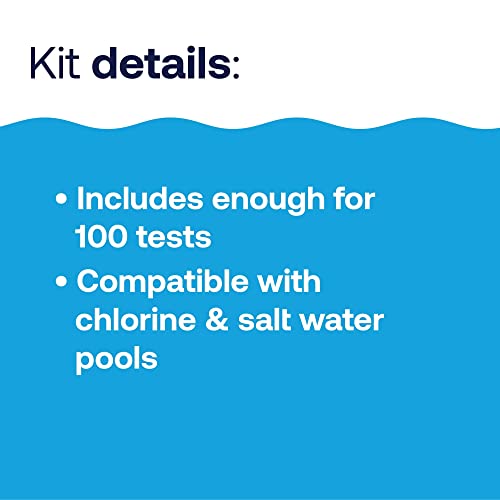 HTH 1275 Swimming Pool Care 6-Way Test Kit, Swimming Pool Water Chemical Tester, 100 Tests - size: No Size, style: Test Kit