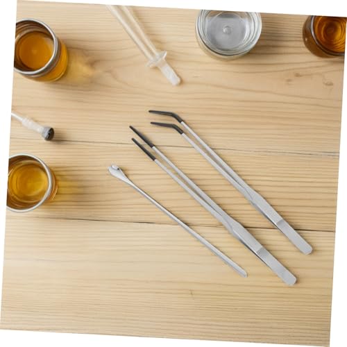 Mikikit 1 Set Ergonomic Reptile Feeding Tweezers Precision Feeding Tool for Geckos Lizards and Aquatic Pets for Terrarium and Aquarium Use