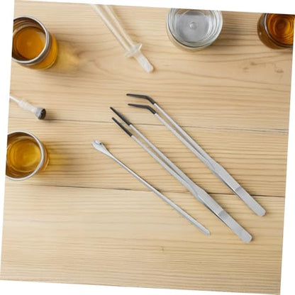 Mikikit 1 Set Ergonomic Reptile Feeding Tweezers Precision Feeding Tool for Geckos Lizards and Aquatic Pets for Terrarium and Aquarium Use