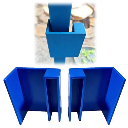 Sliding Glass Tank Door Lock for Reptile Enclosures — Secure Clip-On Lock for Snakes, Geckos, Lizards, Chameleons (Blue) - color: Blue