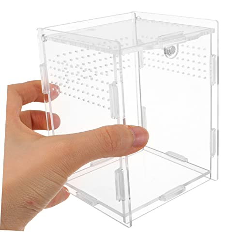 BESPORTBLE Reptile Incubators Terrarium Container Lizard Box Ventilation for Snake Scorpion Habitat