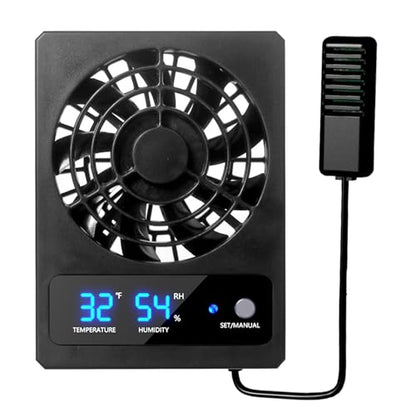 Reptiles Cooling Fan for Terrariums Low Chiller Air Coolers Humidity Reducer Chiller Automatic Control Reptiles Habitat Improvement - color: D
