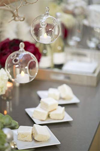 Set of 24 Wedding Hanging Glass Orbs, Glass Tea Light Terrarium, Globe Terrarium, Tea Light Holders, Wedding Decor Indoor Outdoor - size: 24