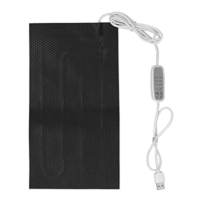 Temperature Regulating Heating Pad, Water Proof Electric Cloth Heater Pad with Charging Cable, 4 Gear Electric Cloth Heater for Clothes Seat Pet Bed Warmer (15x30cm) - size: 15x30cm