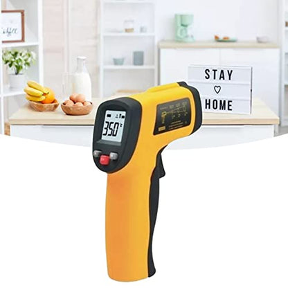 Tyenaza Temperature Measuring Gun, Non Contact Laser Positioning High Accuracy Handheld Infrared Thermometer for Cooking, Pizza Oven