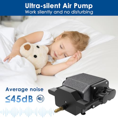 AquaMiracle Quiet Aquarium Air Pump 200/317/475GPH High Pressure Commercial Air Pump Pond Aerator Bubbler Hydroponics Air Pump Oxygen Pump - size: For Tanks up to 1200 Gal