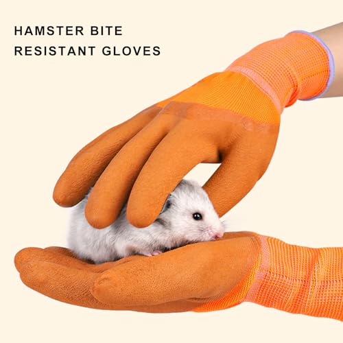 Handling Gloves Washable Small Pet Handling Gloves for Hamster Hedgehog Pet Accessory