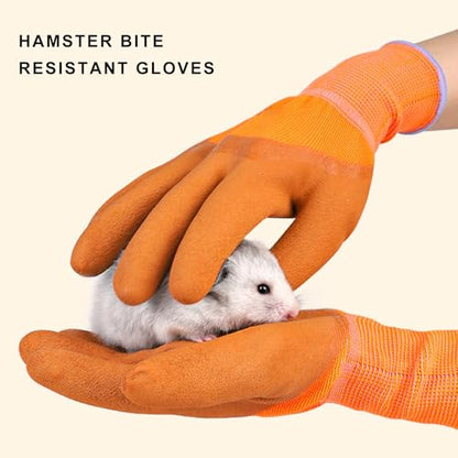 Handling Gloves Washable Small Pet Handling Gloves for Hamster Hedgehog Pet Accessory