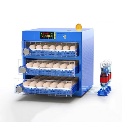 Automatic Eggs Incubator, Large Incubators for Hatching Eggs | Automatic Egg Turning & Temperature Control, Poultry Hatcher Machine for Chicken Duck Goose Quail Bird (192 Eggs)